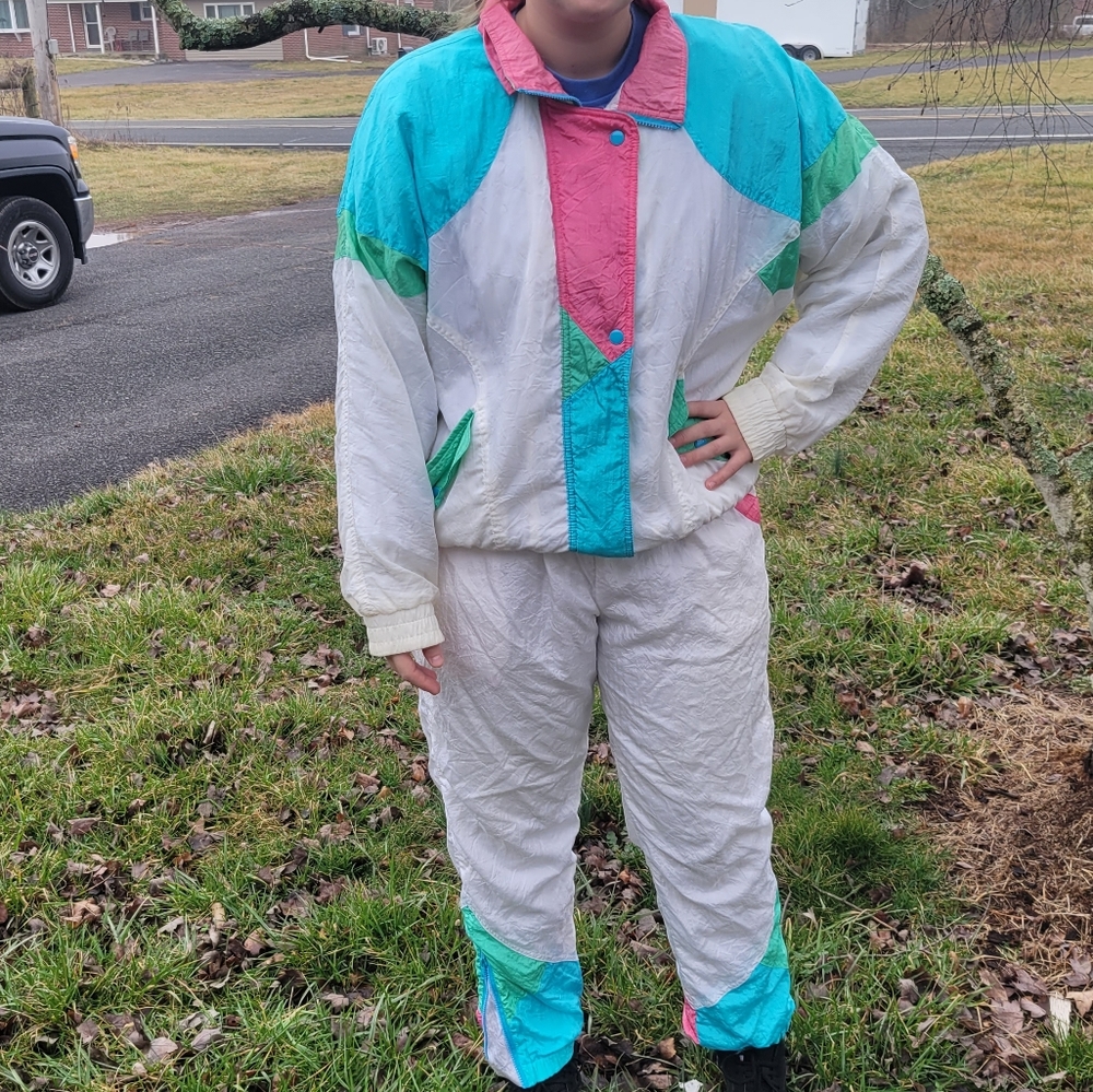 Vintage Jogger Tracksuit Set, Large, Casual Club